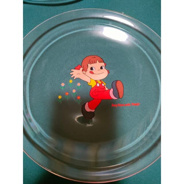 Amazon.co.jp: 不二家 ペコちゃん ガラス食器セット 絵変り ガラス皿